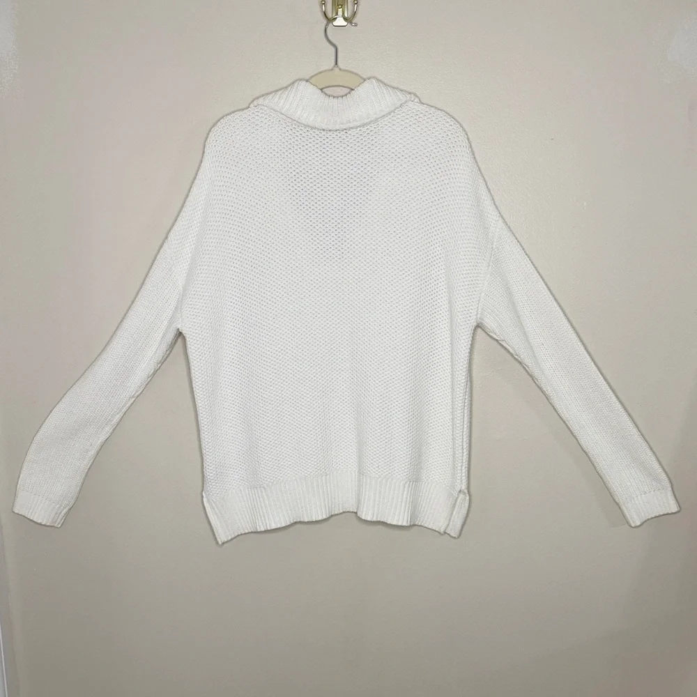 Lauren Ralph Lauren V-Neck Sweater in White Size XL - Picture 9 of 11